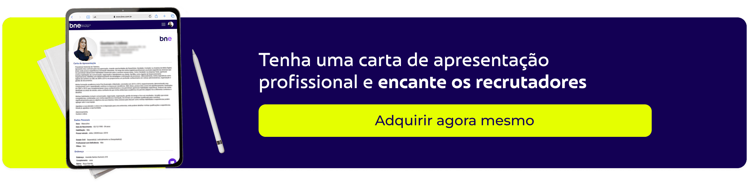 Carta de Apresentação